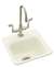 15 X 15 Two Hole Self-Rimming Entertainment Sink Northland Biscuit