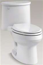 *adair One Piece Elongated Bowl Closet Left Hand Trip Lever White