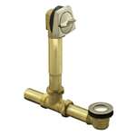 14-16 Adjustable PU Waste & Overflow Clearflo Brushed Nickel