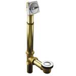 17-26 Adjustable PU Waste & Overflow Clearflo Chrome