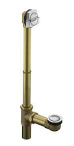 High VOL Bath Drain Clearflo Chrome