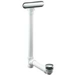 SLOT Overflow Bath Drain Chrome Clearflo