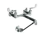 Not For Potable Use 2 Handle Service Sink Faucet Chrome
