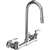 Lead Law Compliant 2 Handle Cross Gooseneck Utility Faucet Triton Chrome