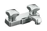 Lead Law Compliant 1.5 GPM 2 Handle Standard 4 Lavatory Faucet Chrome