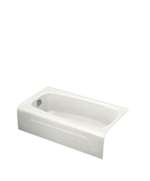 54 X 30 Left Hand Cast Iron Bath Seaforth White
