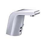 Lead Law Compliant Sculpted Touchless Deck Mount Faucet With Mixer