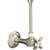 Lead Law Compliant 3/8 IPS Closet Angle Supply With Stops Brushed Nickel