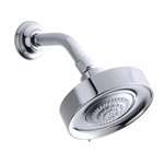 Multi Function Showerhead Taboret Polished Chrome
