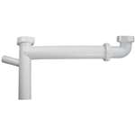 1-1/2 Adjustable End Outlet Direct Connect Waste With 1/2 Branch