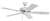White 52 Ceiling FAN 5 Blade *BASPAT COMO