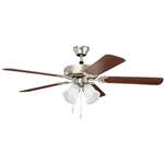 52 INDR FAN *BASICS Brushed Nickel PREMIER