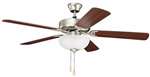 52 INDR FAN *BASICS Brushed Nickel SELECT