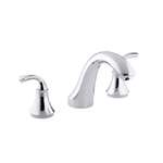 2 Handle Deck Mount Bath Faucet Trim Forte Polished Chrome