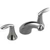2 Handle Deck Mount Bath Faucet Trim Coralais Polished Chrome