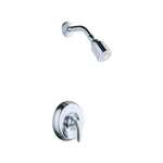 1 Handle Lever Shower Trim Coralais Polished Chrome