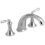 2 Handle Lever Bath Faucet Trim Devonshire Polished Chrome