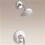 1 Handle Shower Trim With Push Button Diverter Polished Chrome