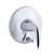 1 Handle Valve Trim Push Button Diverter *alteo Polished Chrome