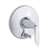 1 Handle Valve Trim With Push Button Diverter Polished Chrome