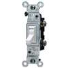 Single Pole Grounded Switch White
