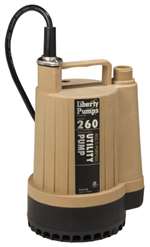 1/6 Horse Power 115 Volts Submersible Utility Pump