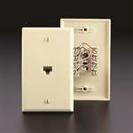 625F2 Flush PHONE Jack Ivory