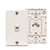 PHONE Mount Jack Wall Plate Ivory