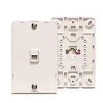 PHONE Mount Jack Wall Plate Ivory