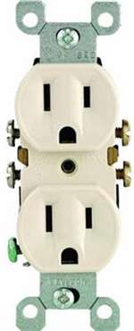 15A DUP Receptacle LT ALMO
