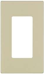 1 Gang Snap ON Wall Plate Ivory