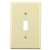 1 Gang Mid Size Switch Plate White