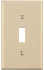 1 Gang Toggle Switch Wall Plate LT ALMO