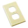 1 Gang DUP Receptacle Plate Ivory