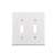 2 Gang Switch Plate White