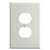 1 Gang Duplex Receptacle Wall Plate Oversize