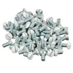 White Decorative Wall Plate Screw (100 Pk)