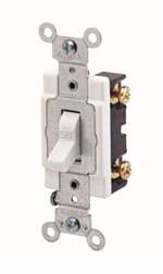 20A 1 Pole Switch White