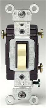 20A 120/277V Toggle 3WAY AC Switch Ivory