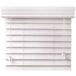 2 Faux Wood BLIND31X64 White