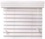 2 Faux Wood Blind 31X72 White