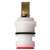 Lead Law Compliant Hot Glacier Bay Ceramic Stem