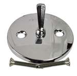 Chrome Trip Lever Waste & Overflow Face Plate Pack