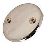 Chrome Waste & Overflow Face Plate Pack