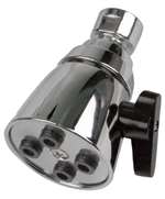 2 Chrome Diecast Showerhead Pack