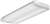 2 FT LED Surface WRAP Fixture 40K LAMP COL