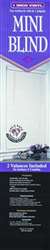 1IN PVC Mini Blind 39 X 64 White