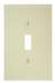 1 Gang 1 Toggle Midway Wall Plate Ivory