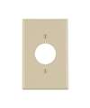 1 Gang Single Receptacle Ivory