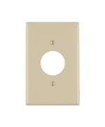 1 Gang Single Receptacle Ivory